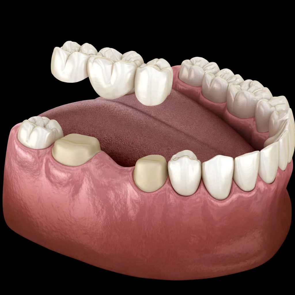 поставити міст на зуби з коронок київ